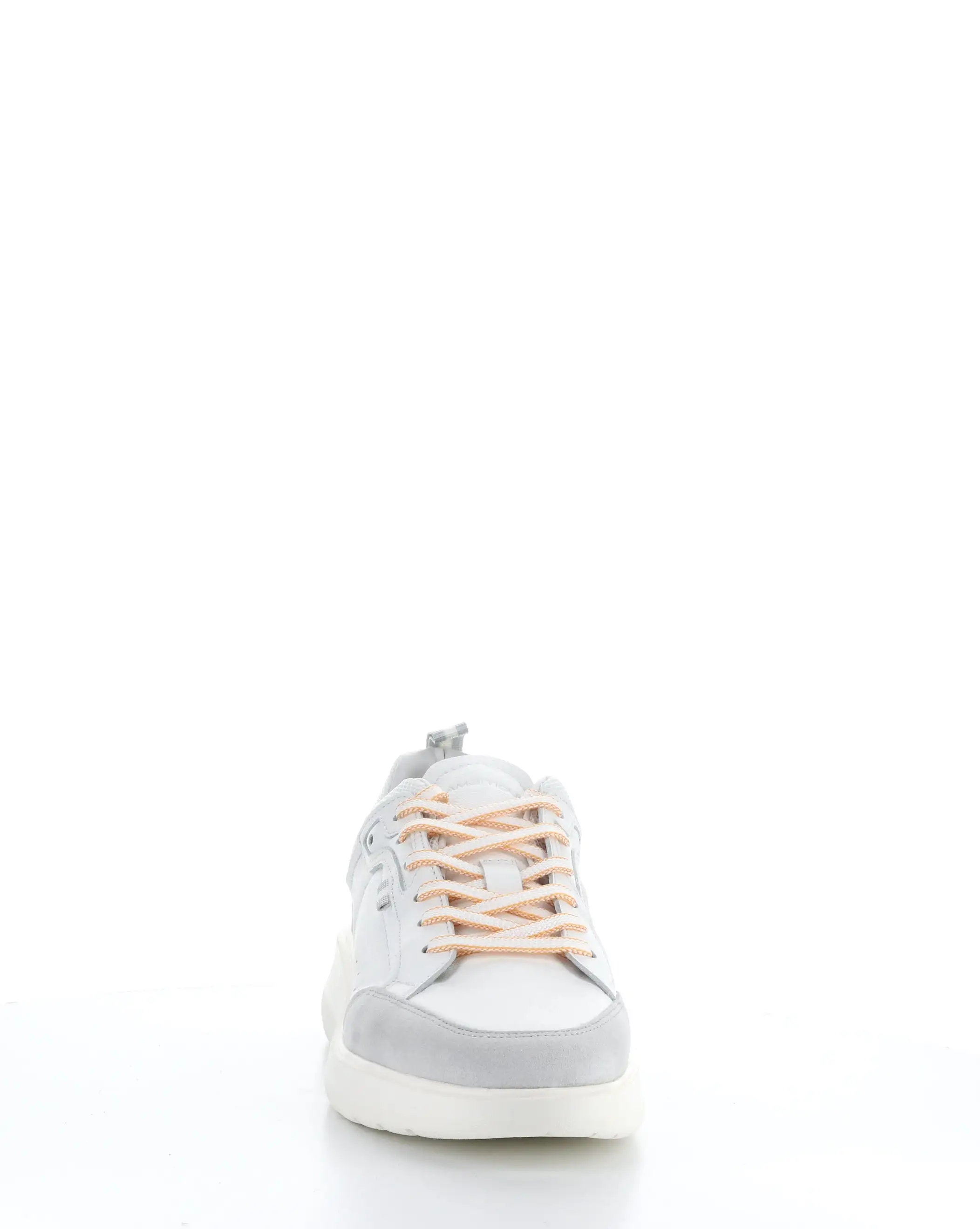 12806 WHITE/ORANGE Lace-up Shoes