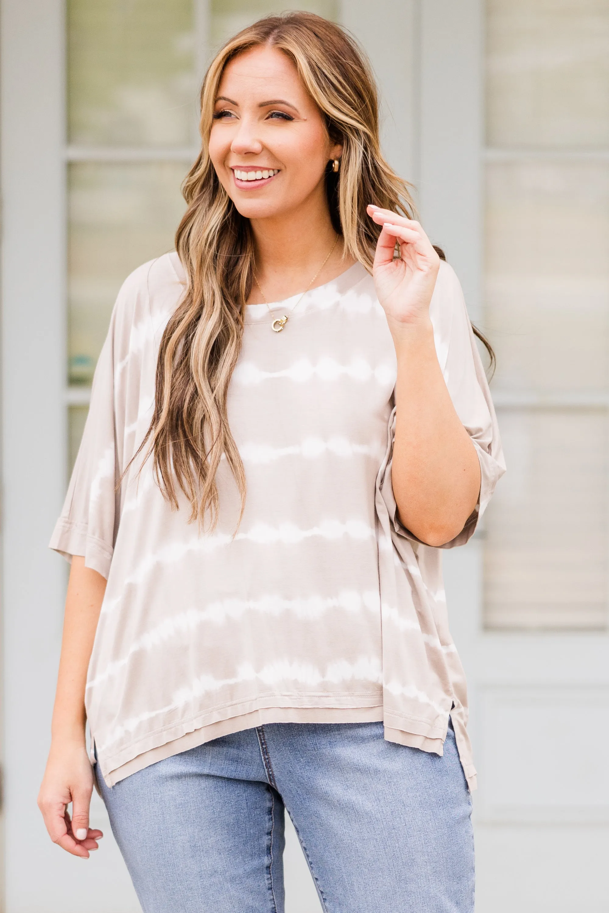 A Quiet Whisper Top, Latte