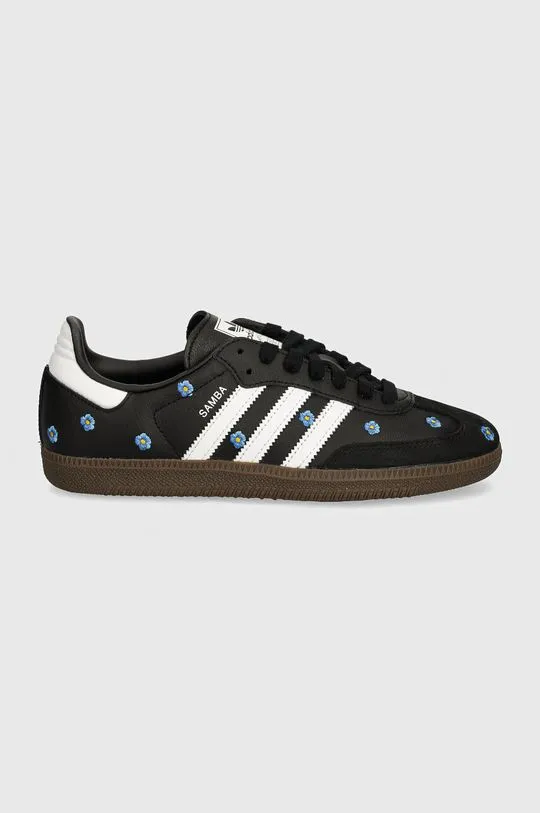 adidas Samba Light Blue Floral Core Black IF4397