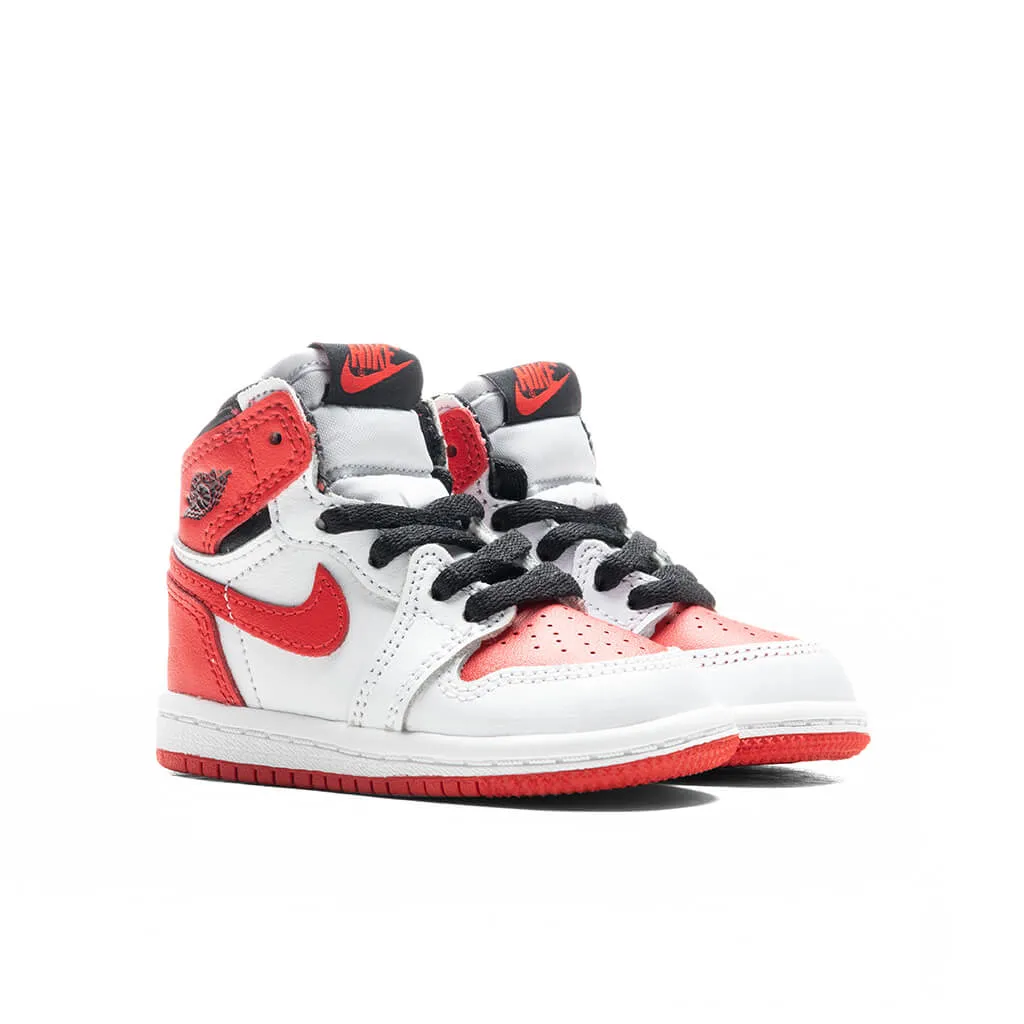 Air Jordan 1 Heritage (TD) - White/University Red/Black