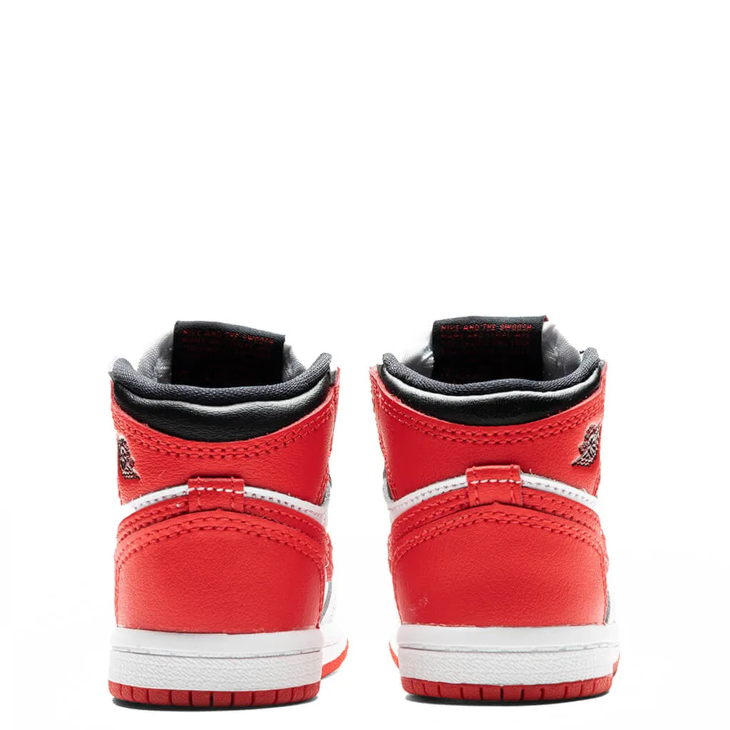 Air Jordan 1 Heritage (TD) - White/University Red/Black