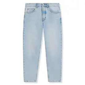 Ami Paris Tapered Fit Denim Light Blue Jeans