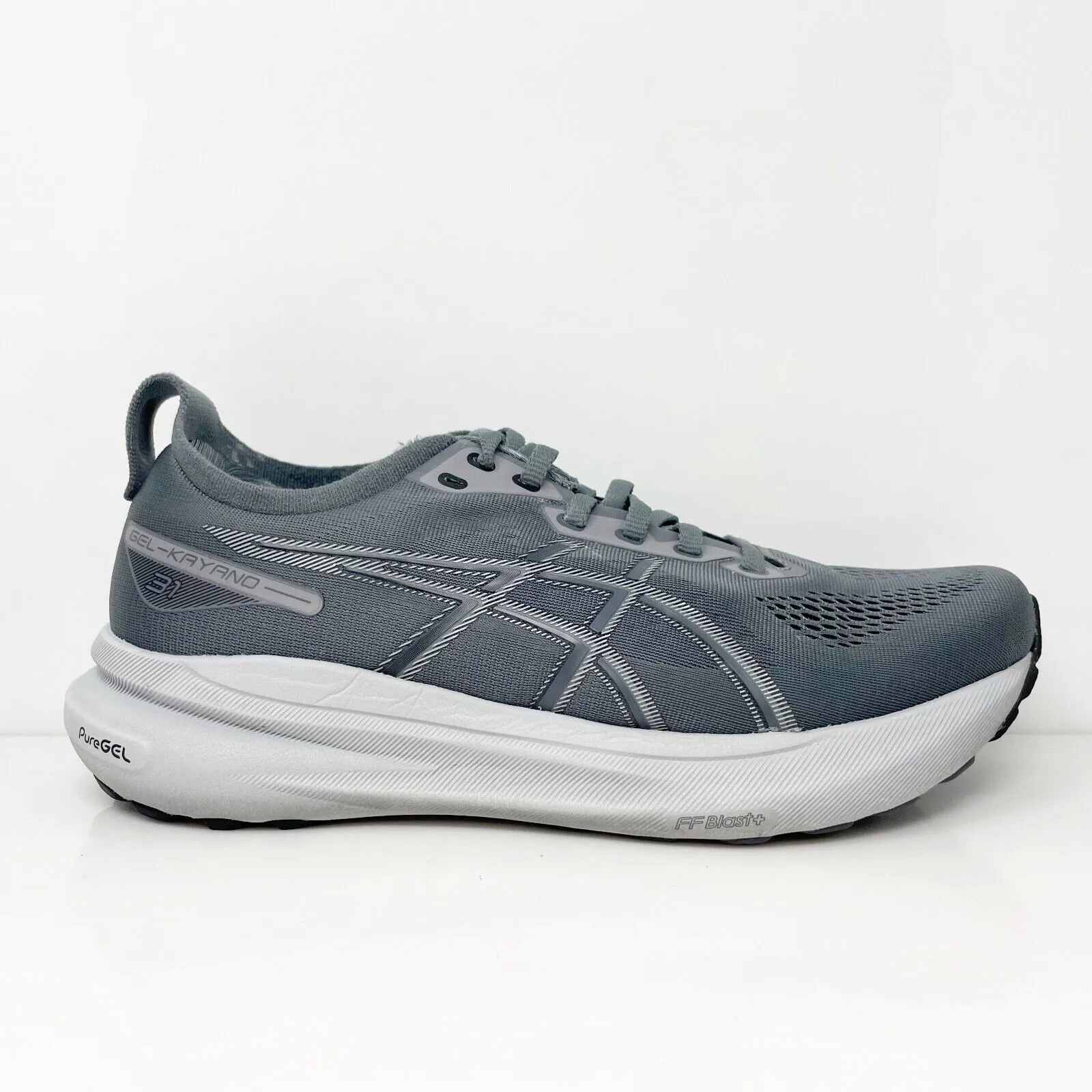 Asics Mens Gel Kayano 31 1011B869 Gray Running Shoes Sneakers Size 8 W