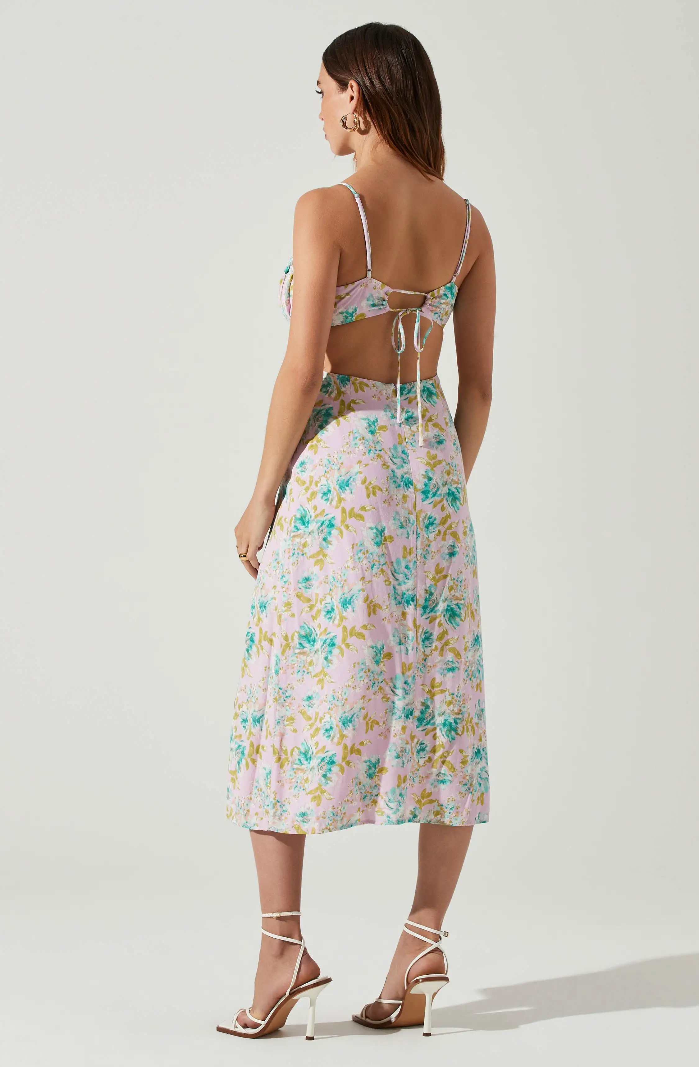 Avalee Floral Cutout Midi Dress