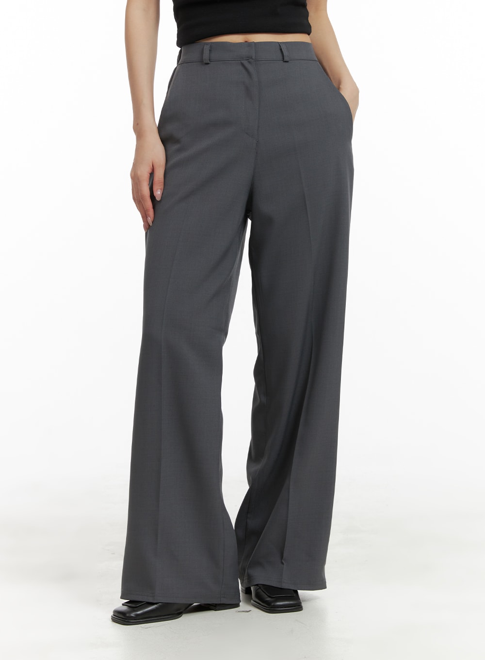 Basic Wide Leg Trousers OM428