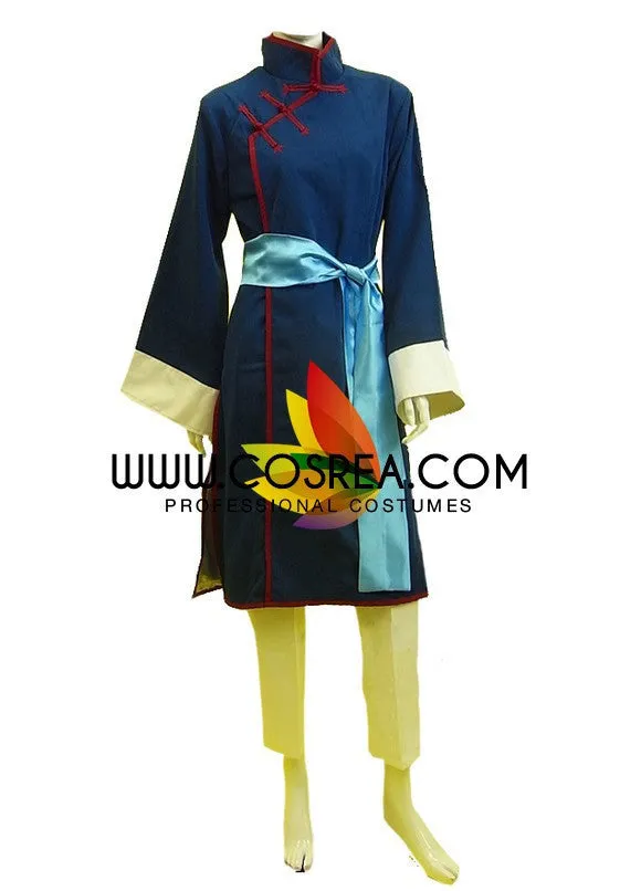 Black Butler Kuroshitusji Lau Dark Blue Version Cosplay Costume