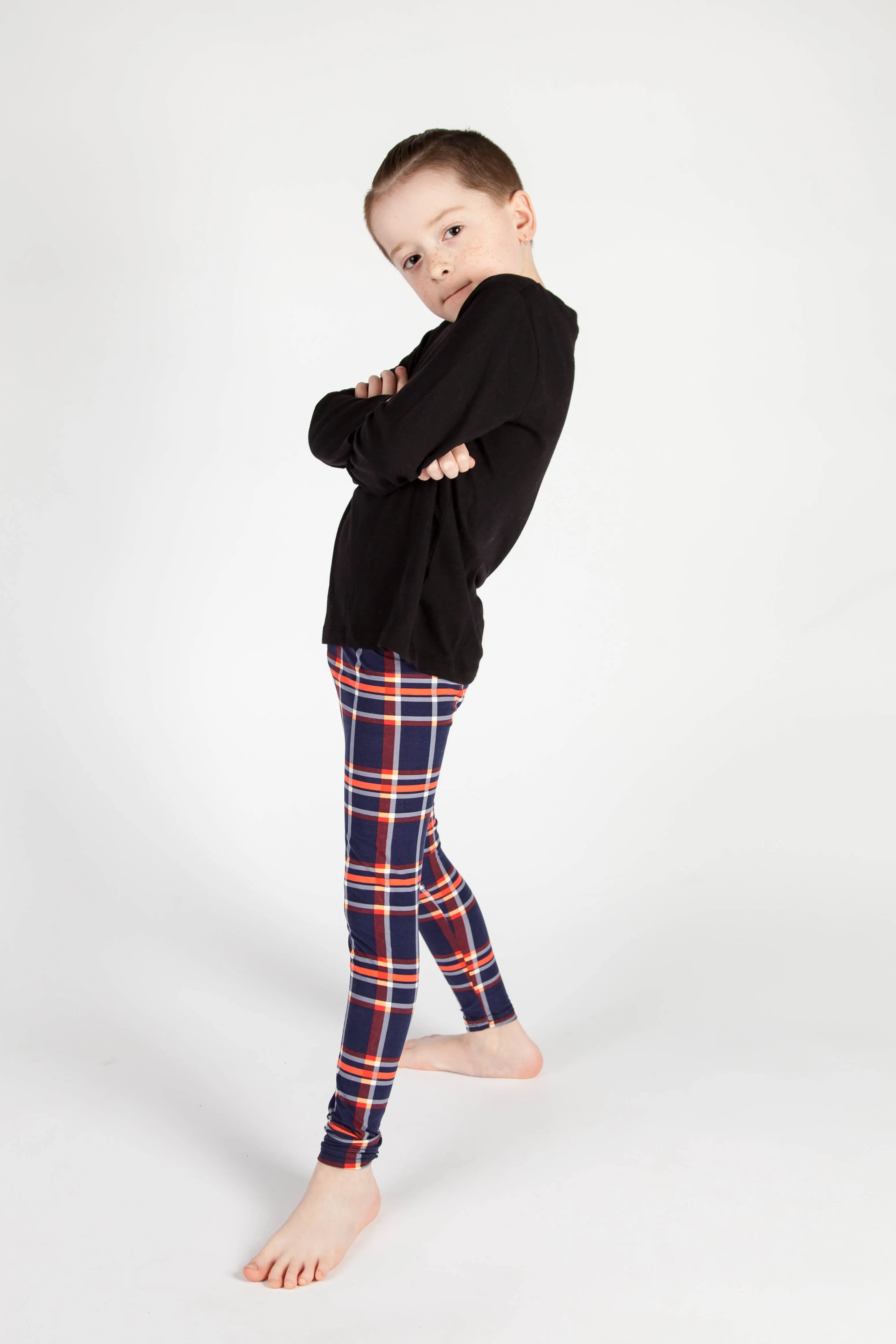 Bookworm Plaid Kids S/M