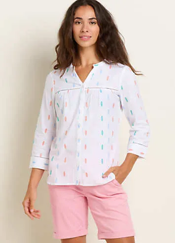 Brakeburn Three-Quarter Sleeve Skye Blouse | Grattan