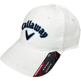 Callaway Heritage Twill 2019 Adjustable Golf Hat - White