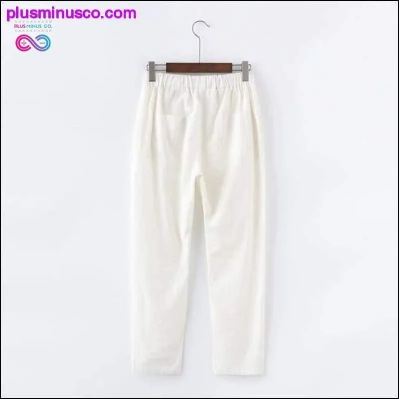 Candy Colors Summer Pants Women Lace Up Pantalon Femme