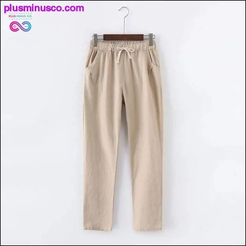 Candy Colors Summer Pants Women Lace Up Pantalon Femme