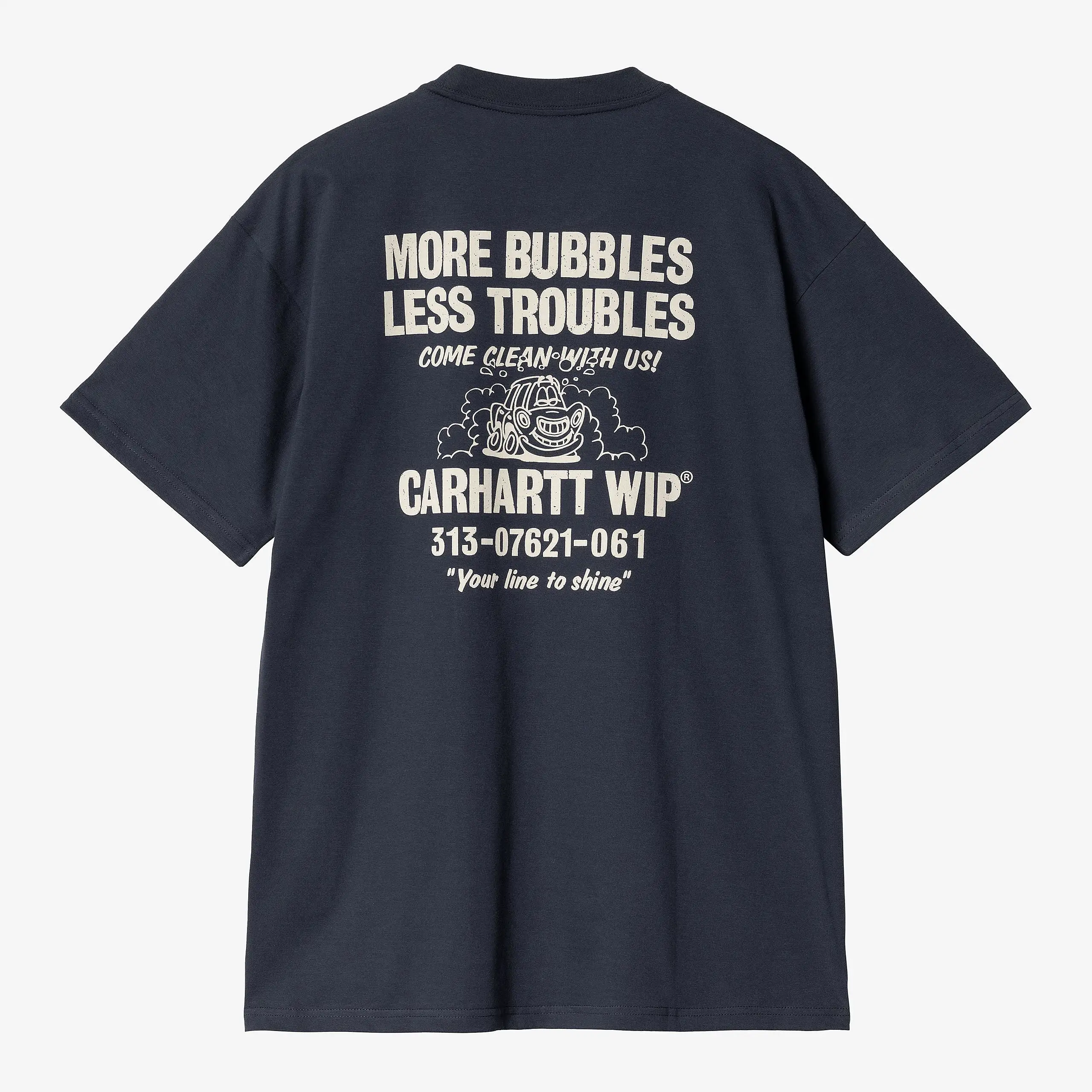 Carhartt WIP Less Troubles T-Shirt Blue/Wax