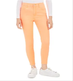 Celebrity Pink Women's Solid Pants Orange Size 24