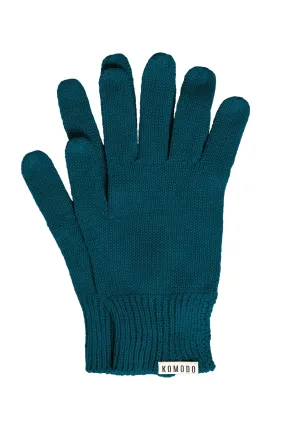 CITY Organic Cotton Gloves - Teal