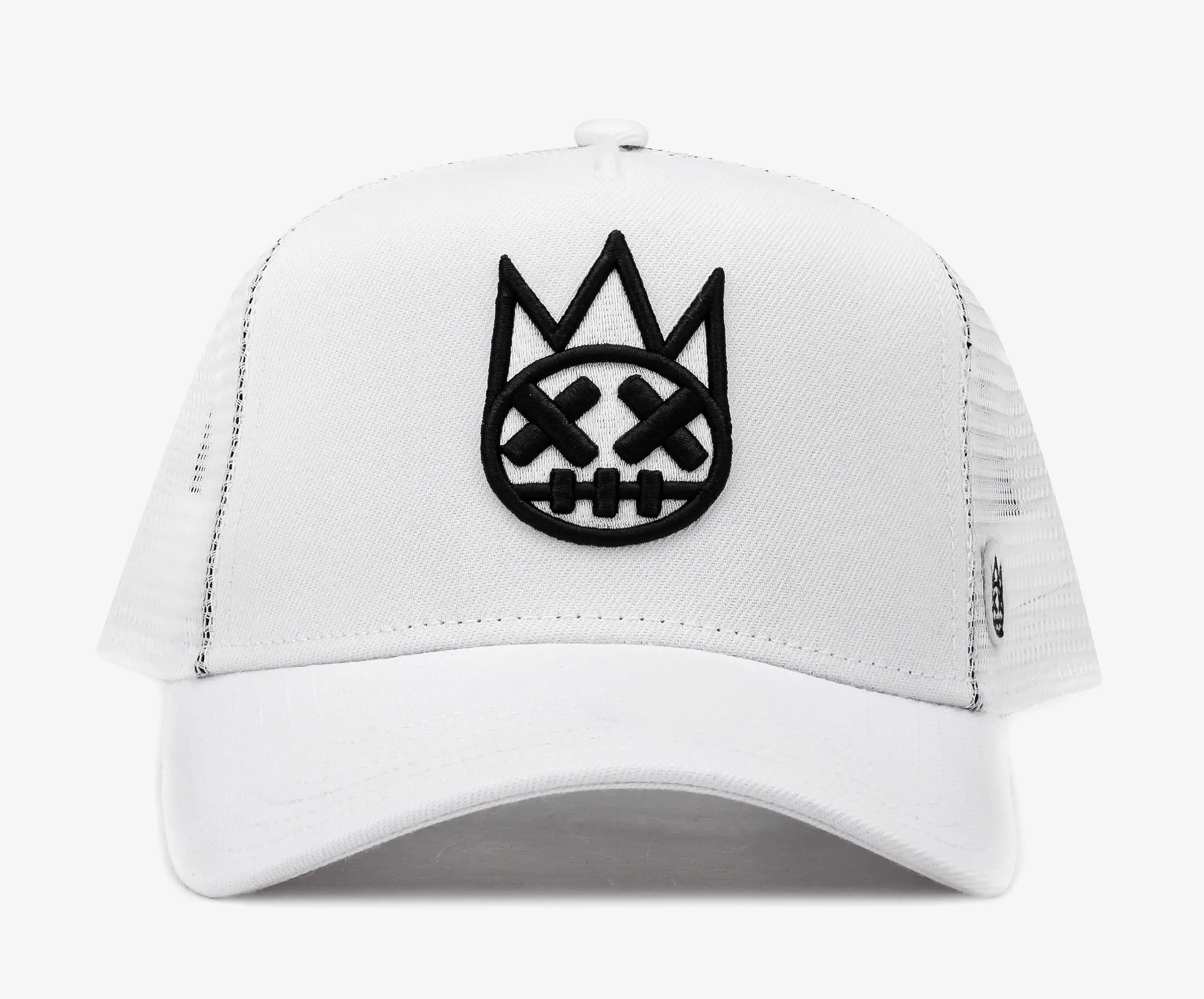 Clean Logo Mesh Trucker Mens Hat (White)