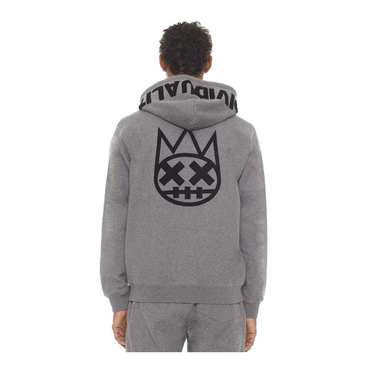 Cult Of Individuality Mens Hoodie 622BC-ZH16D Heather Grey