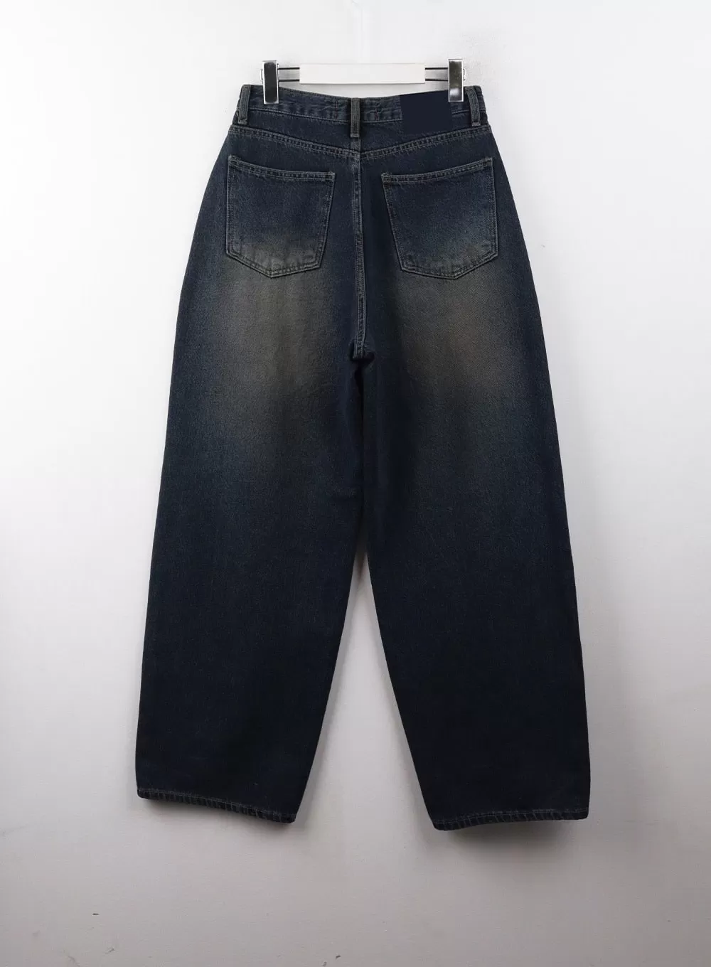 Dark Washed Wide Leg Jeans CD329