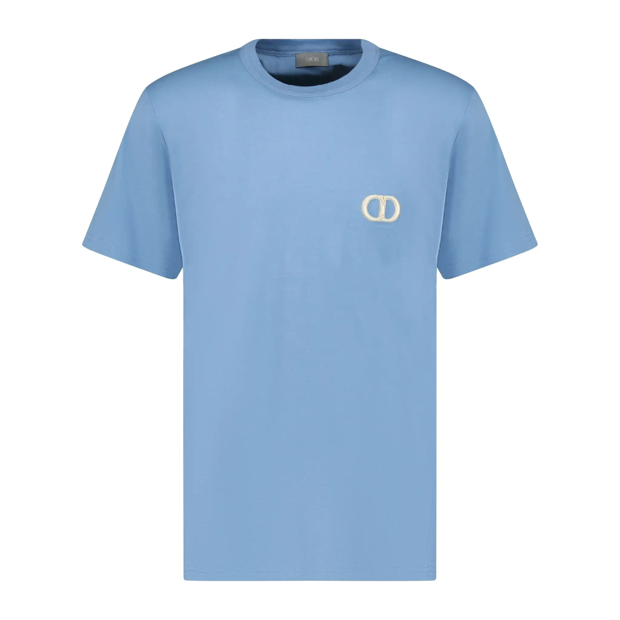 DIOR  'CD ICON' LOGO T-SHIRT BLUE