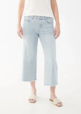 FDJ Sky Blue Pull-On Wide Leg Pants - 2538669