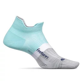 Feetures Elite Light Cushion No Show Tab Socks - Purist Blue