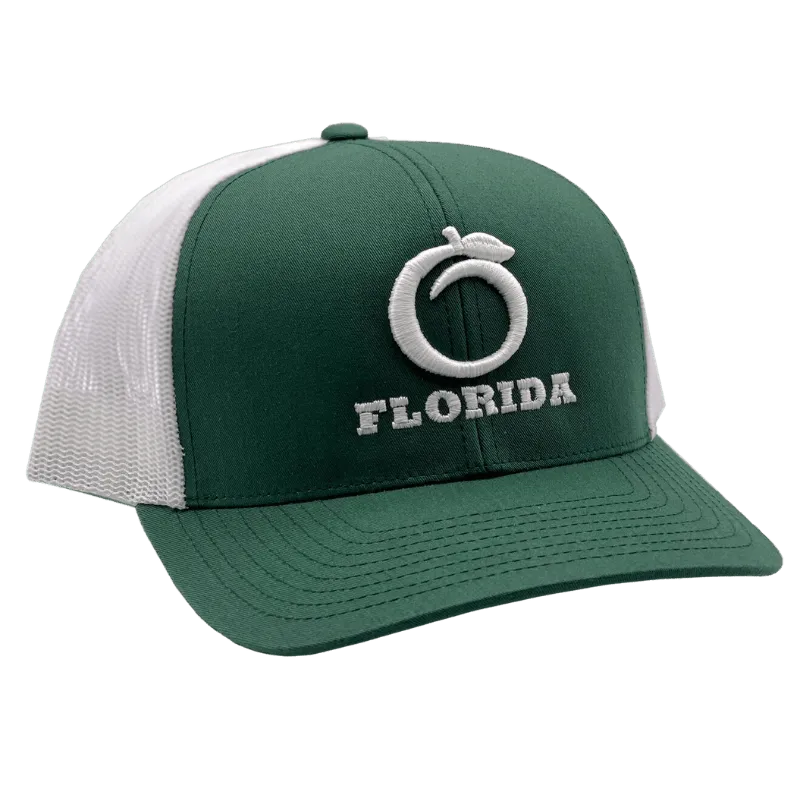 Florida Heritage Men's The Ridge Trucker Green/White Ball Cap