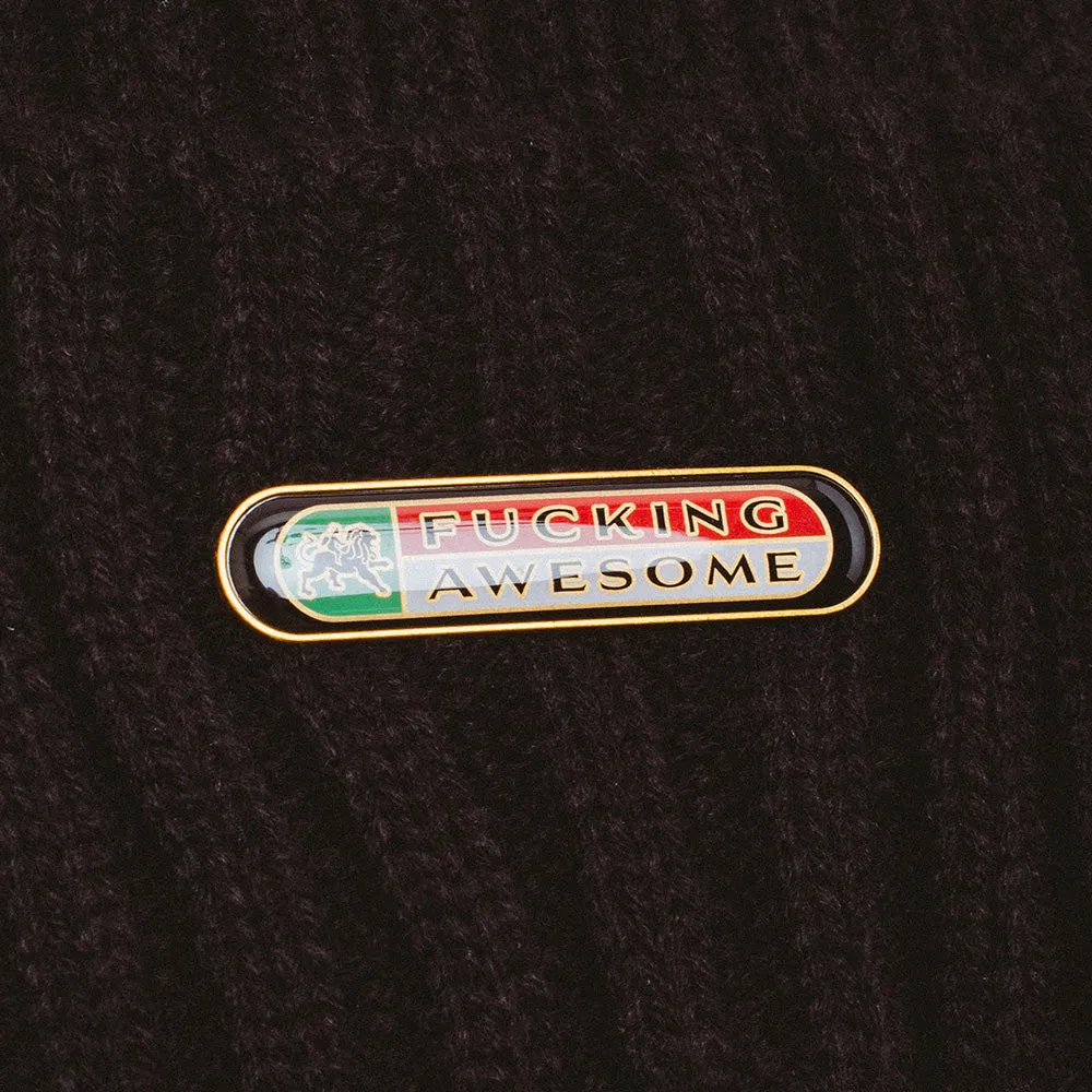 FUCKING AWESOME JUDAH BEANIE // BLACK