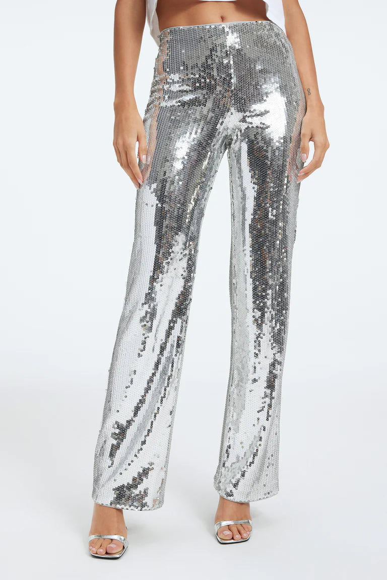 Good American Glitter Pant