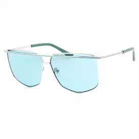 Guess GU7851 Sunglasses Shiny Light Nickeltin / Blue Women's