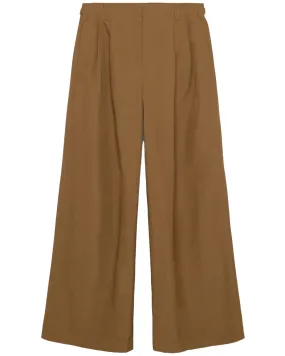 Hickory Pleated Wide Leg Leroy Pant