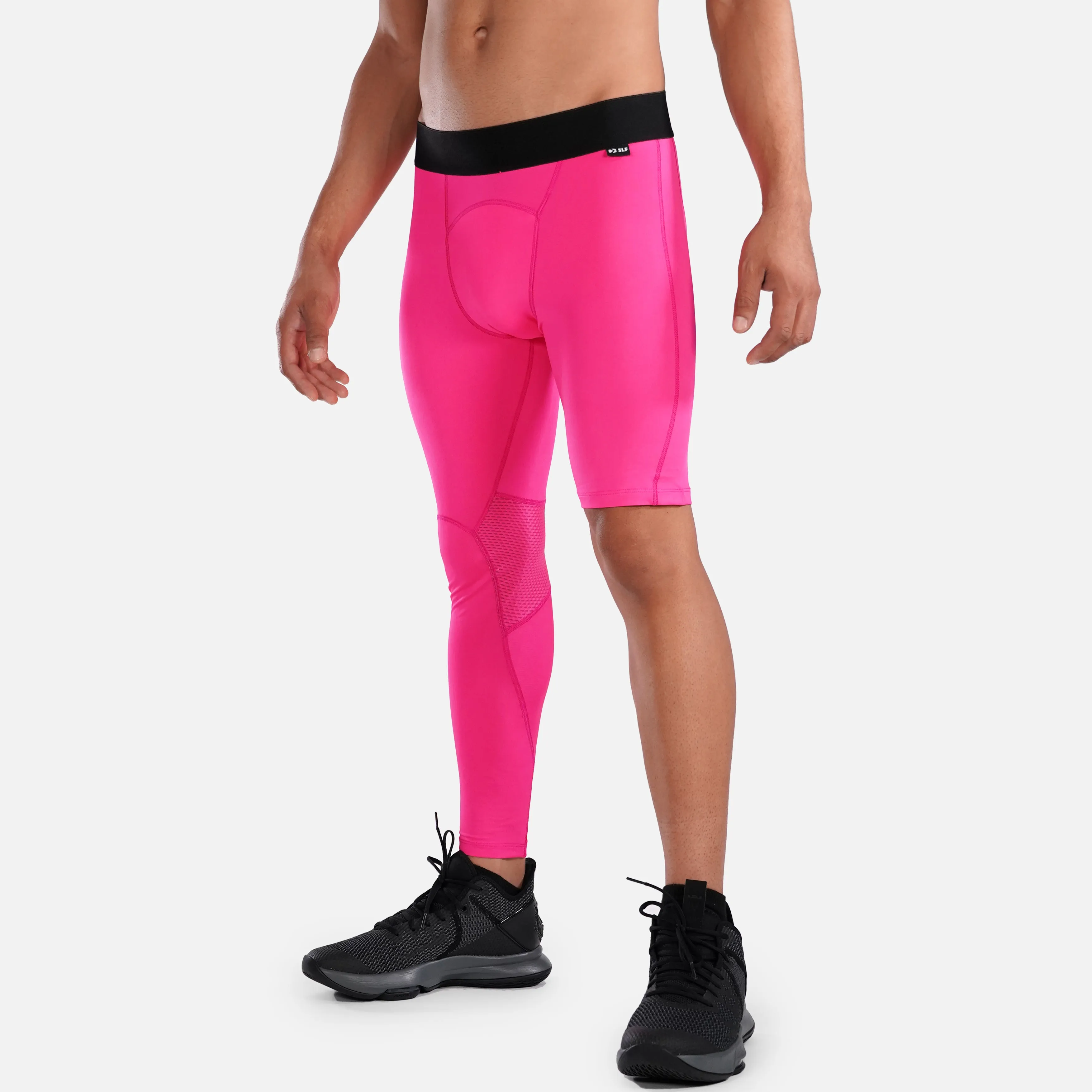 Hue Pink Single-leg Basketball Tights