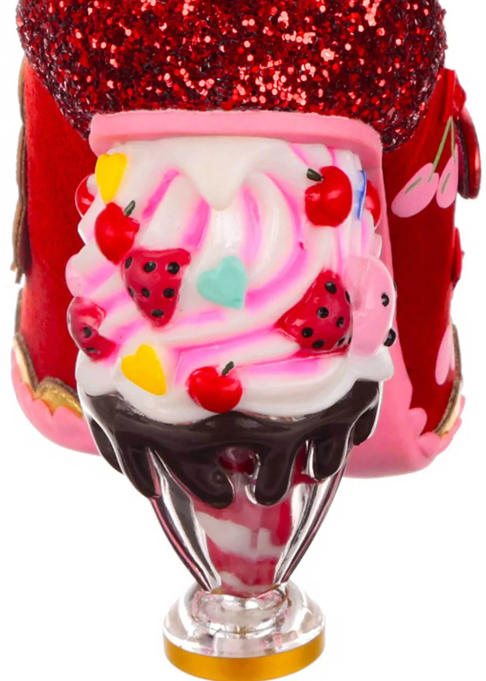 Irregular Choice Cherry Cheer Ice Cream Pumps Red