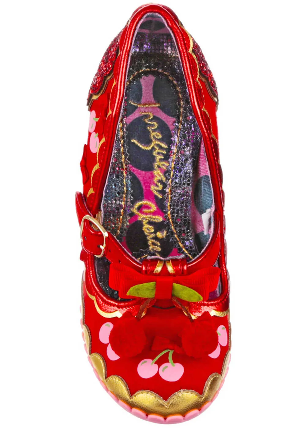 Irregular Choice Cherry Cheer Ice Cream Pumps Red