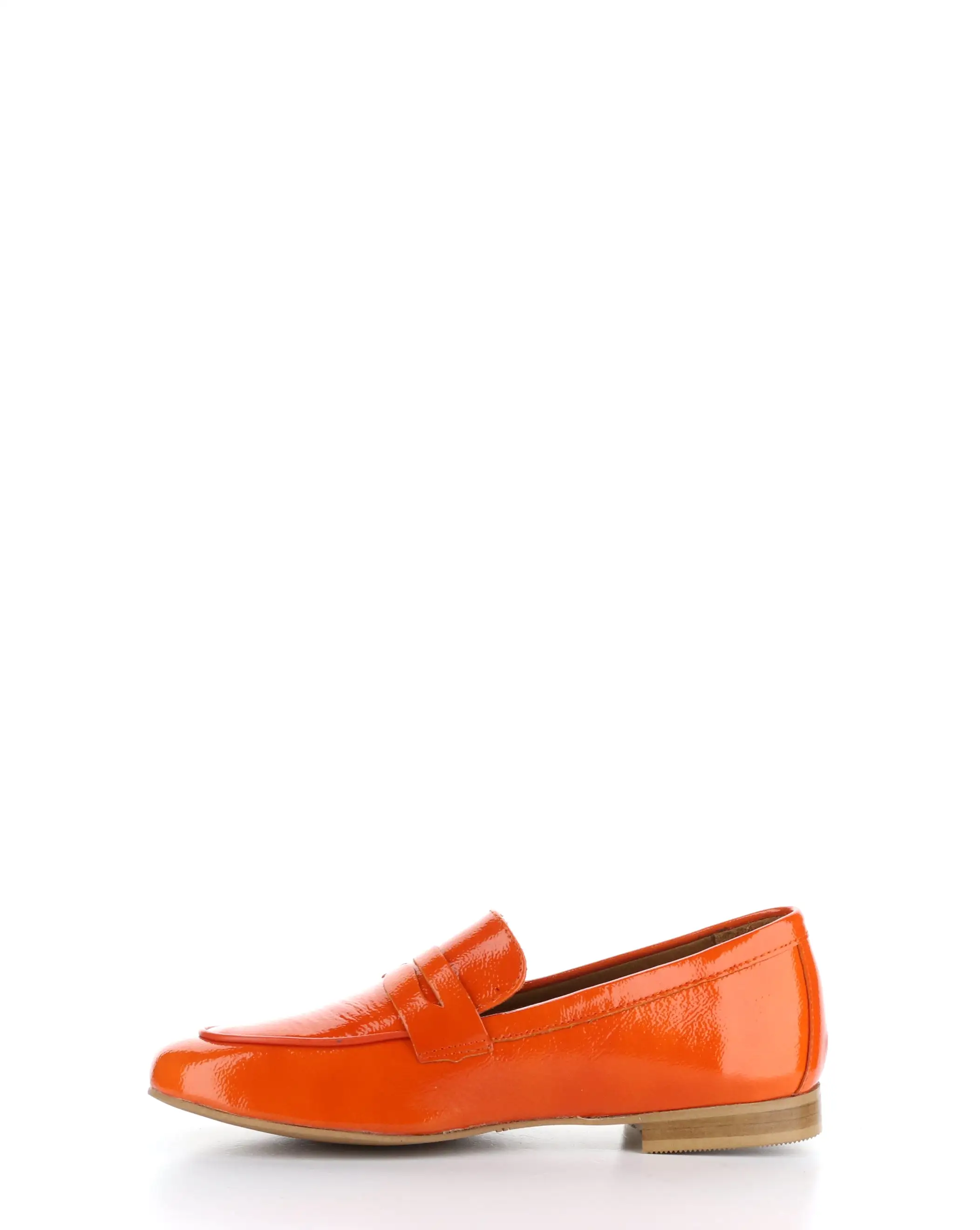 JENA DEEP ORANGE Round Toe Shoes