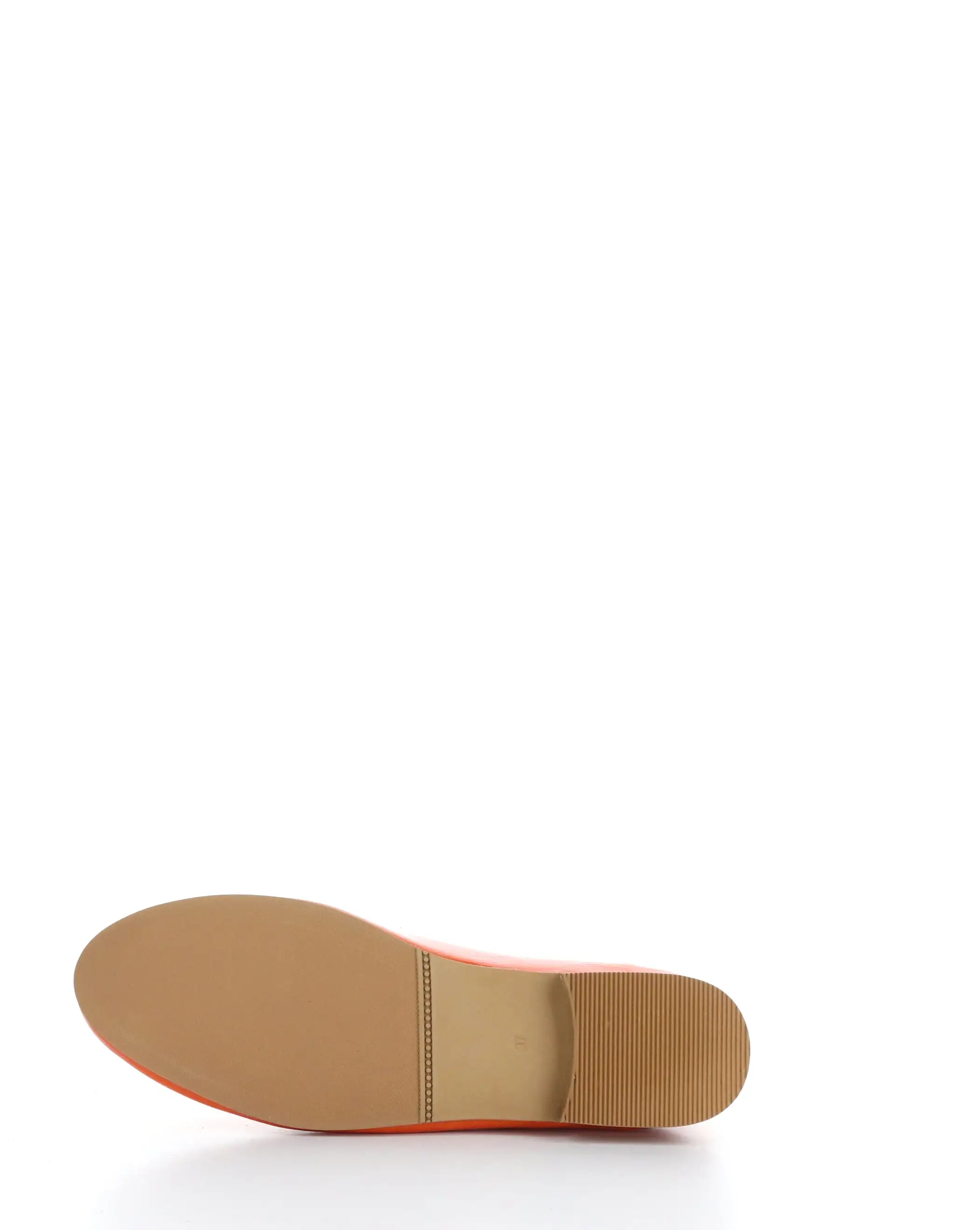 JENA DEEP ORANGE Round Toe Shoes