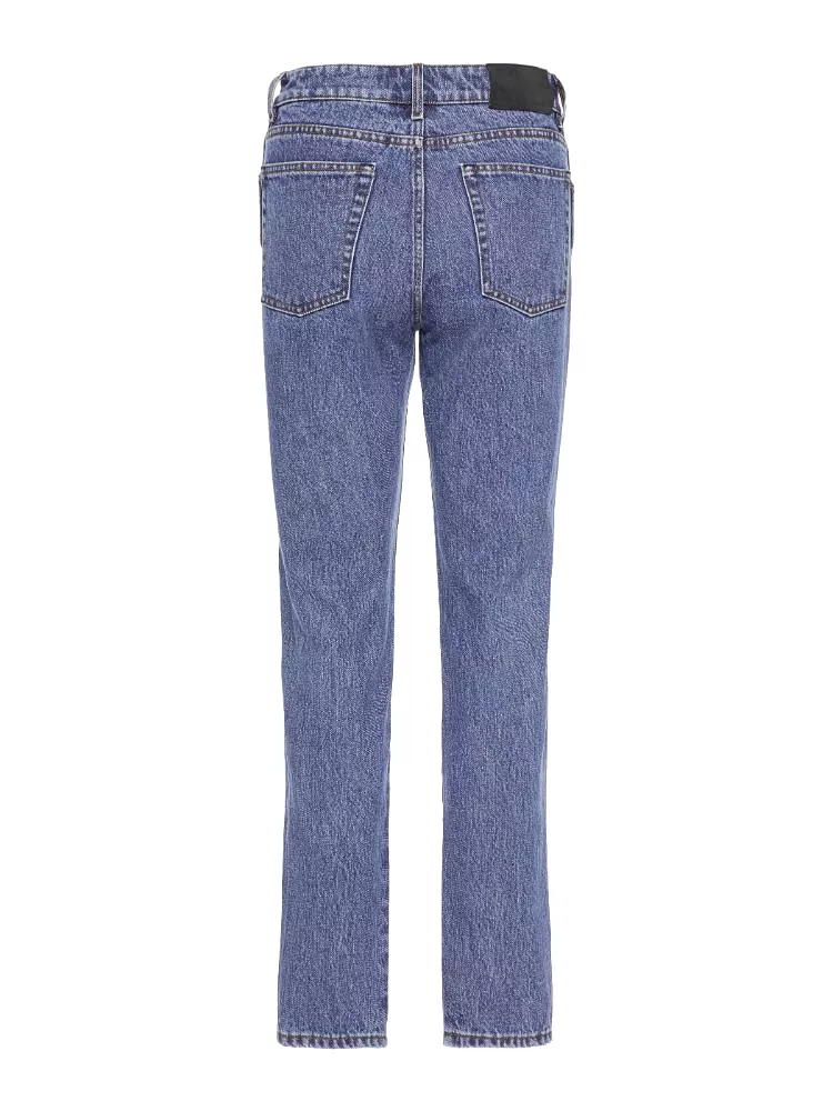 J.Lindeberg Womens Study Fuji Blue Jeans - MID BLUE