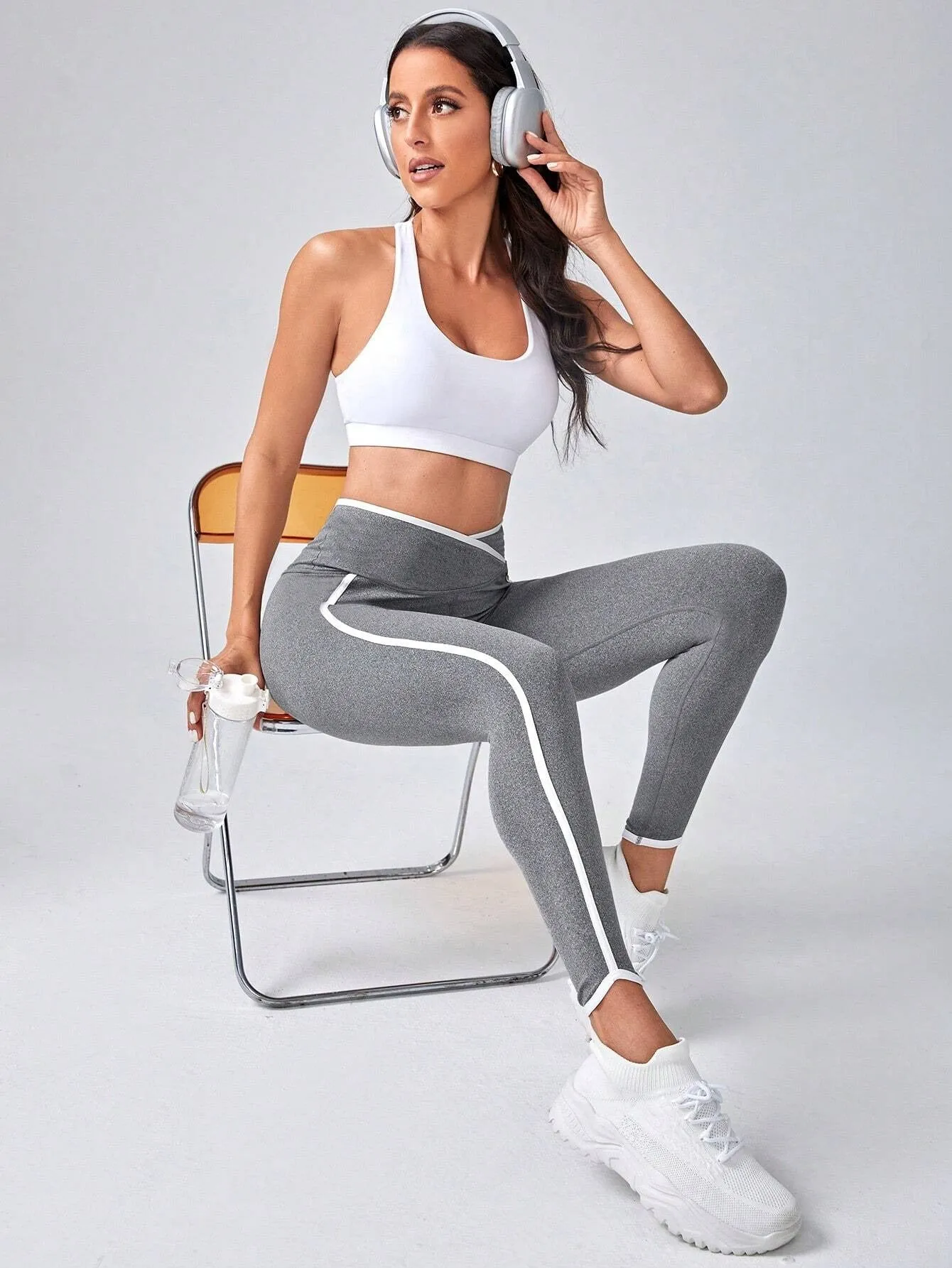 Kaliyah Contrast Binding Wideband Leggings