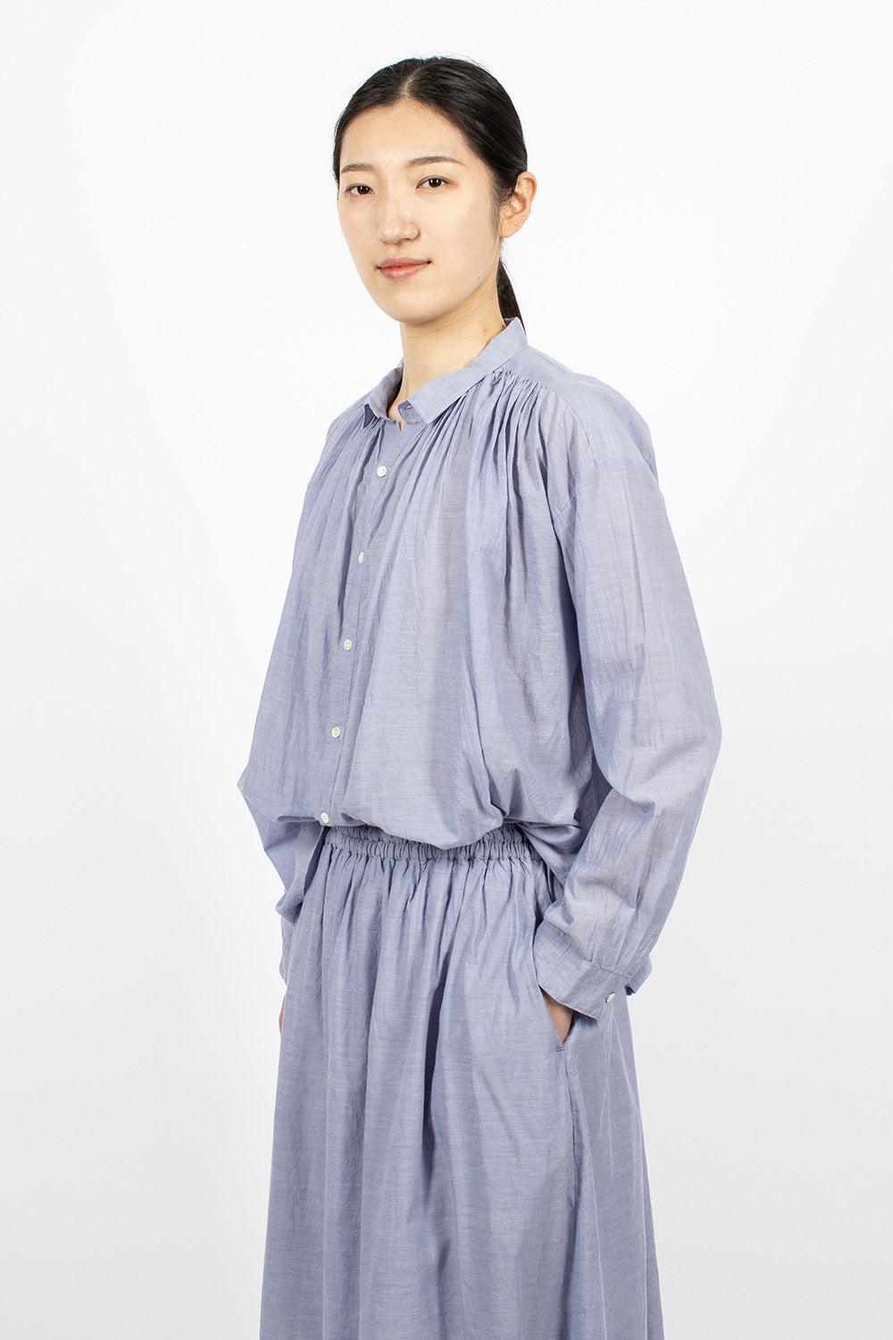 Khadi Shirt Blue