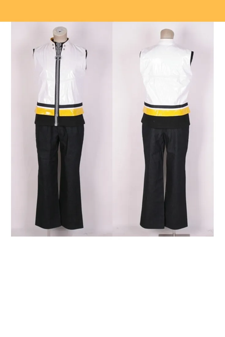 Kingdom Hearts 2 Riku PU Leather Cosplay Costume