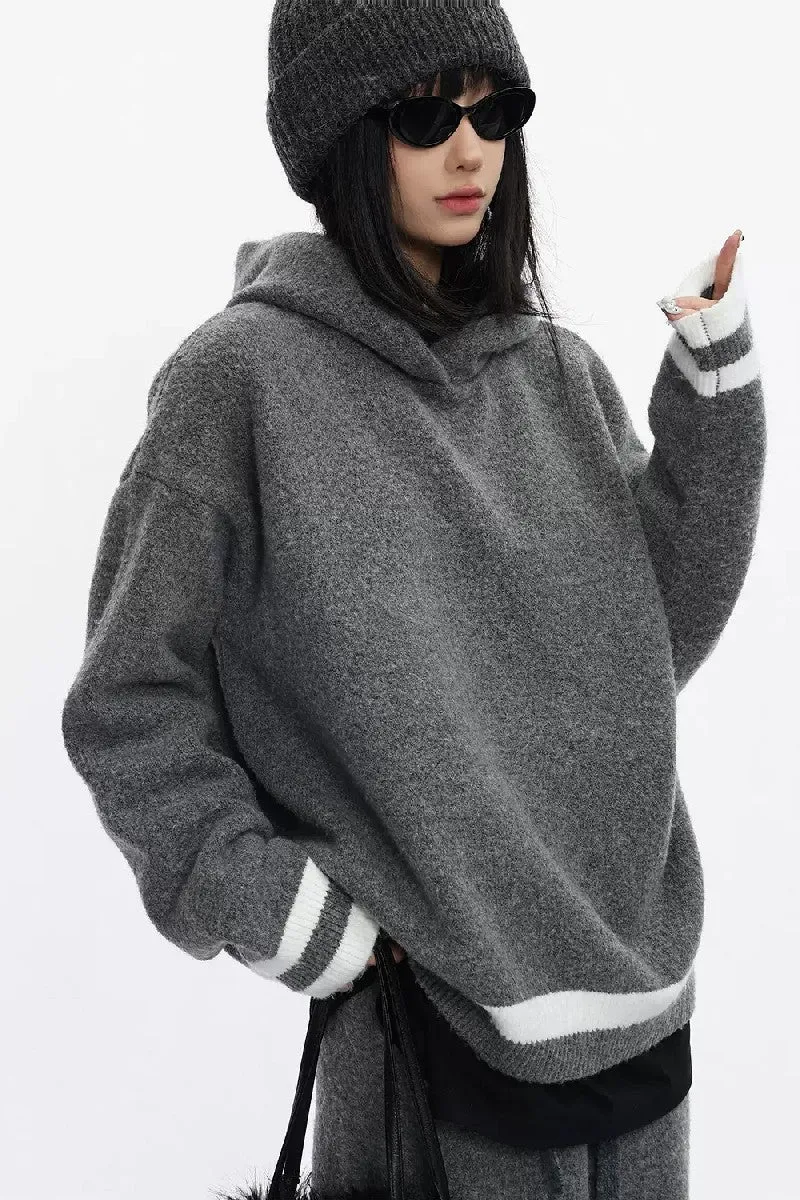 Knitted Hoodie