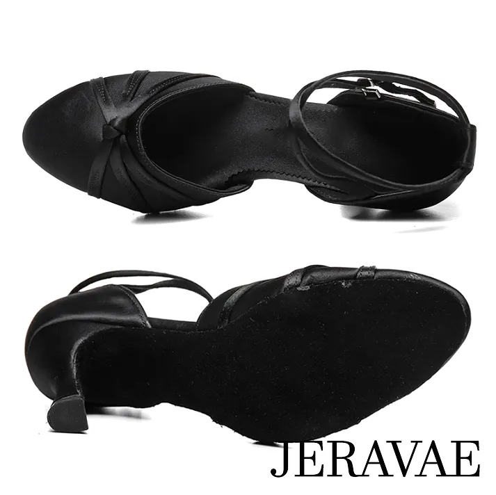 Ladies American Smooth Ballroom Dance Shoe Available in Brown or Black and 2 or 3 Heel Taylor