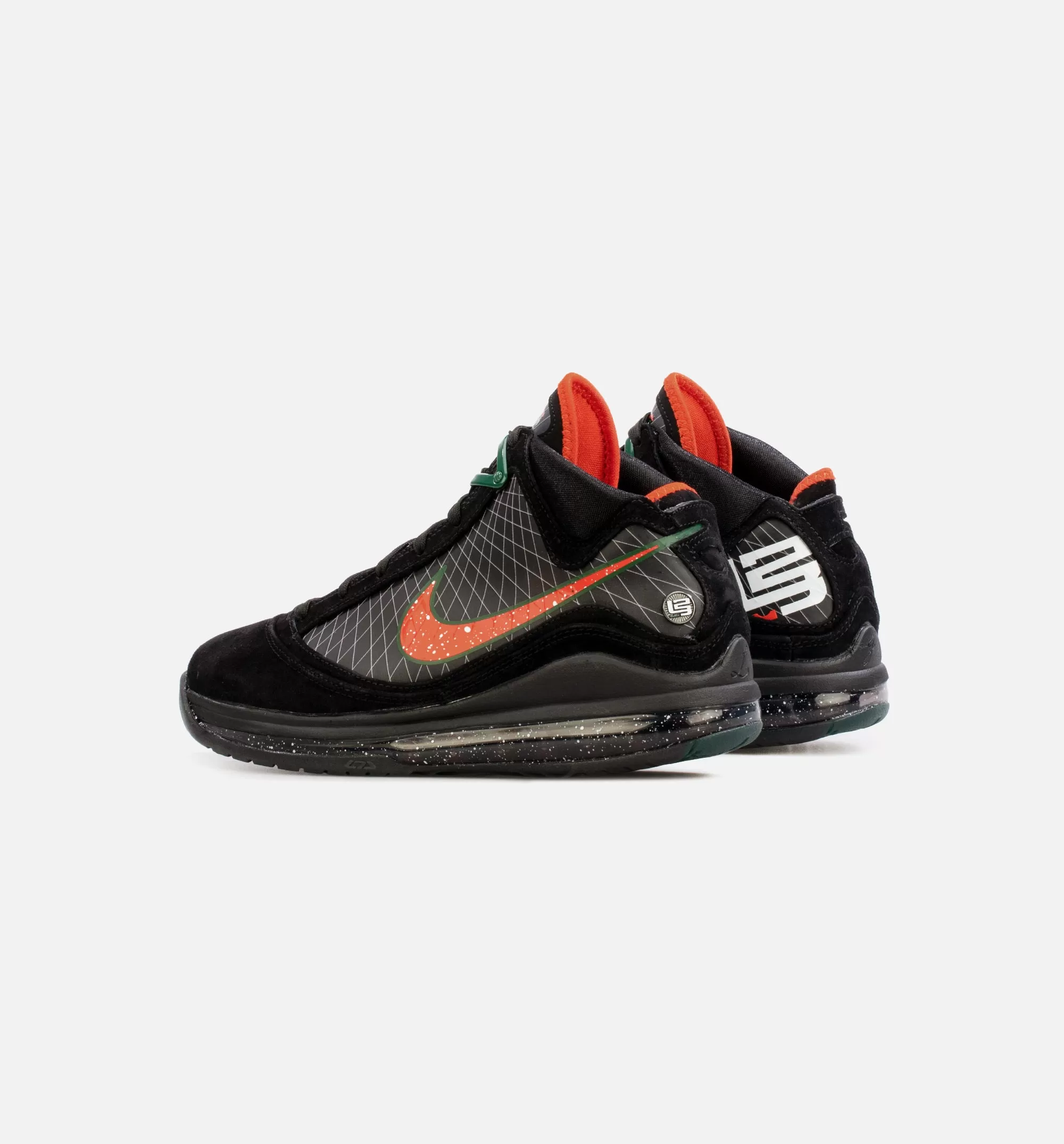 Lebron 7 Florida A&M Mens Basketball Shoe - Black/Orange