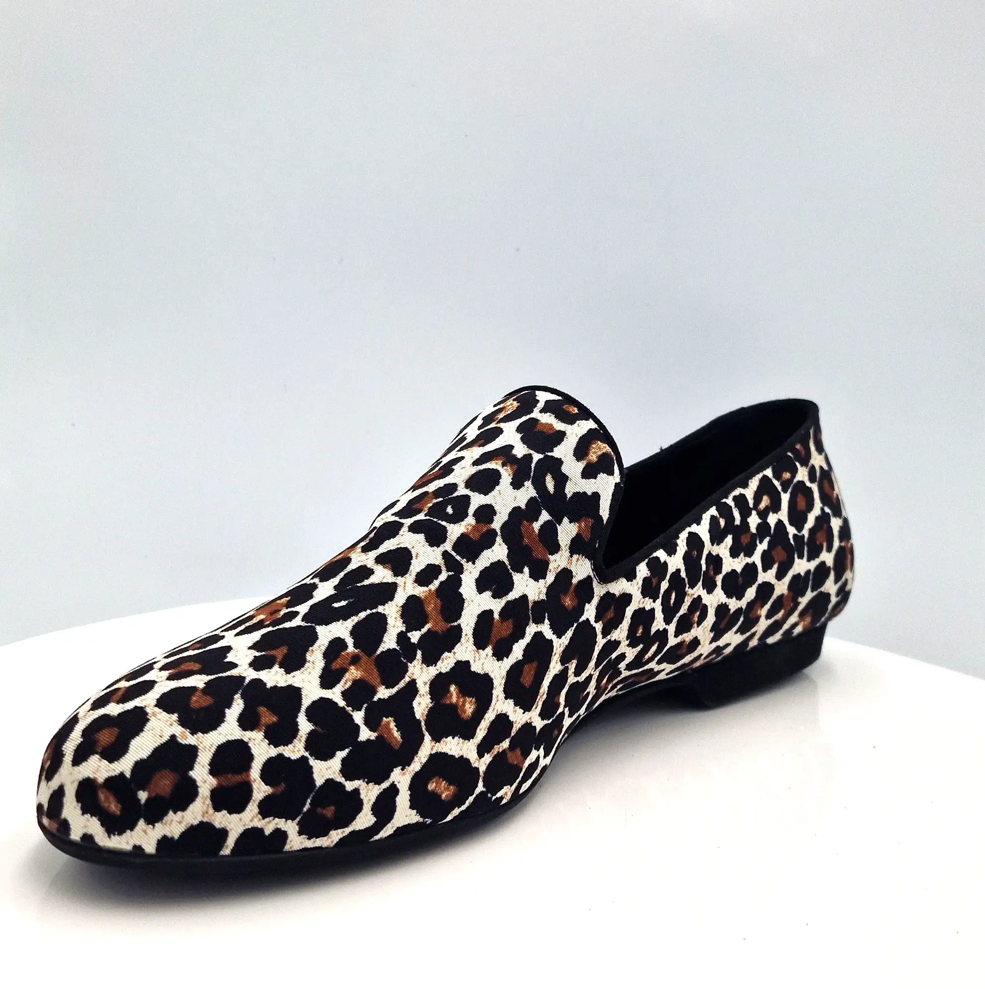 Lidmag Mocassin White Leopard