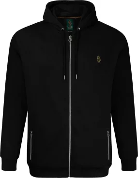 Luke 1977 Berlin Zip Through Hoody - Black