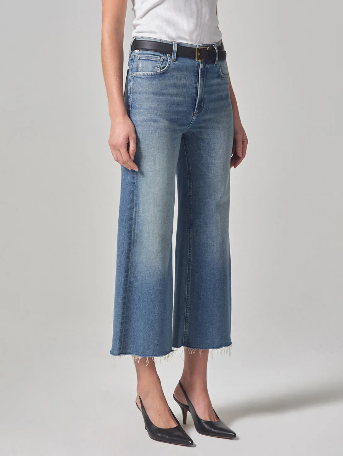 Lyra Crop Wide Leg Jean - Abliss