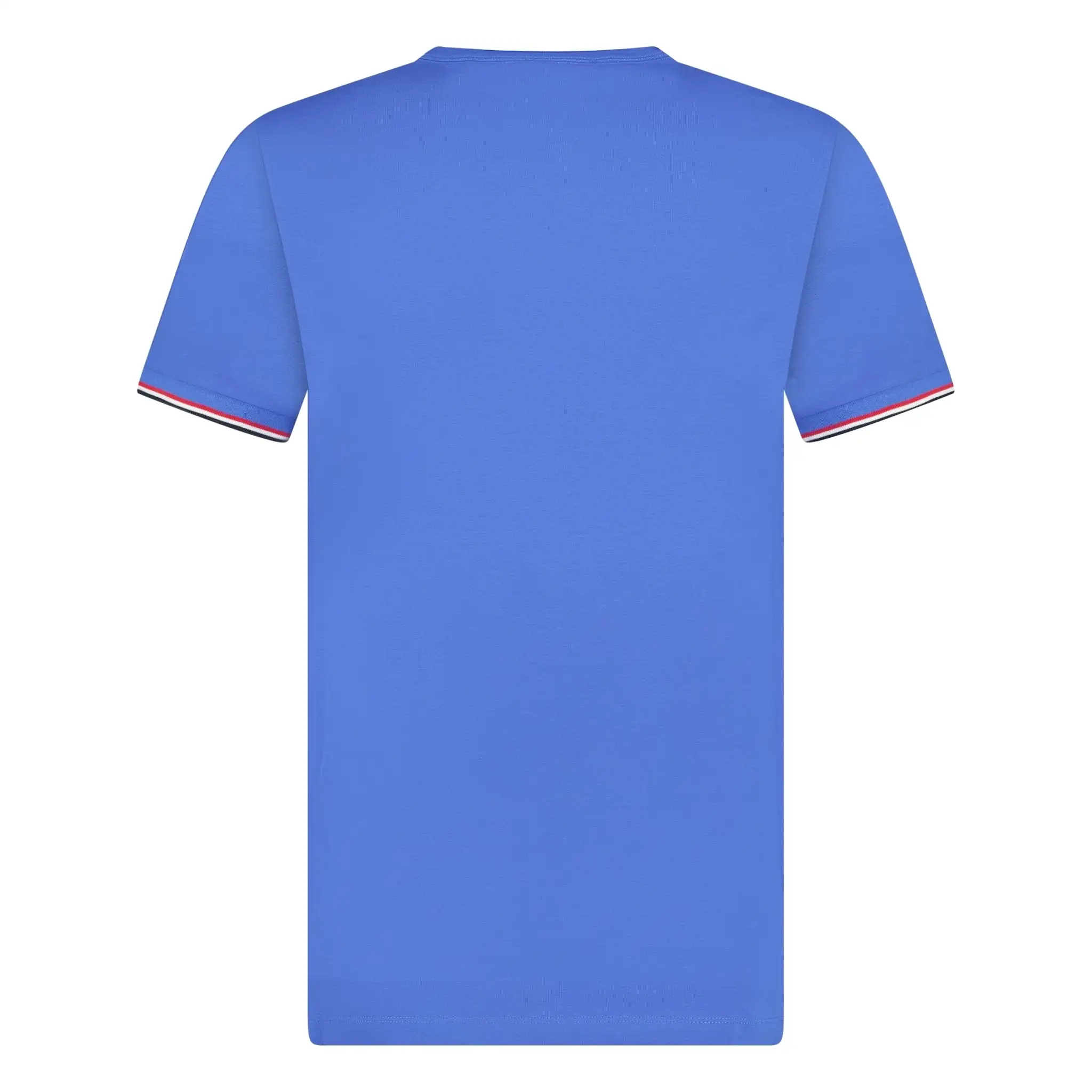 MONCLER BADGE LOGO T-SHIRT BLUE