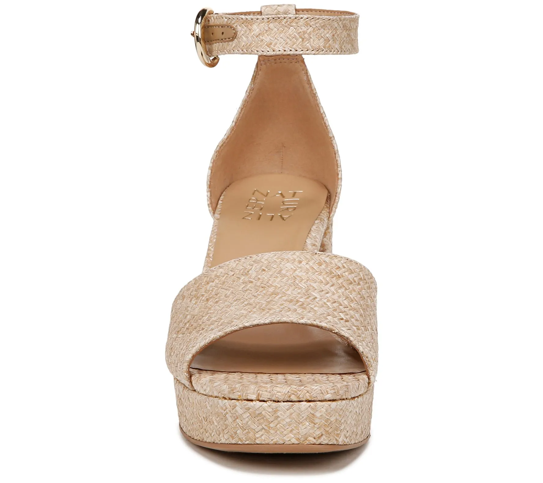 Naturalizer Woven Chunky Heeled Sandal - Pearlyn3