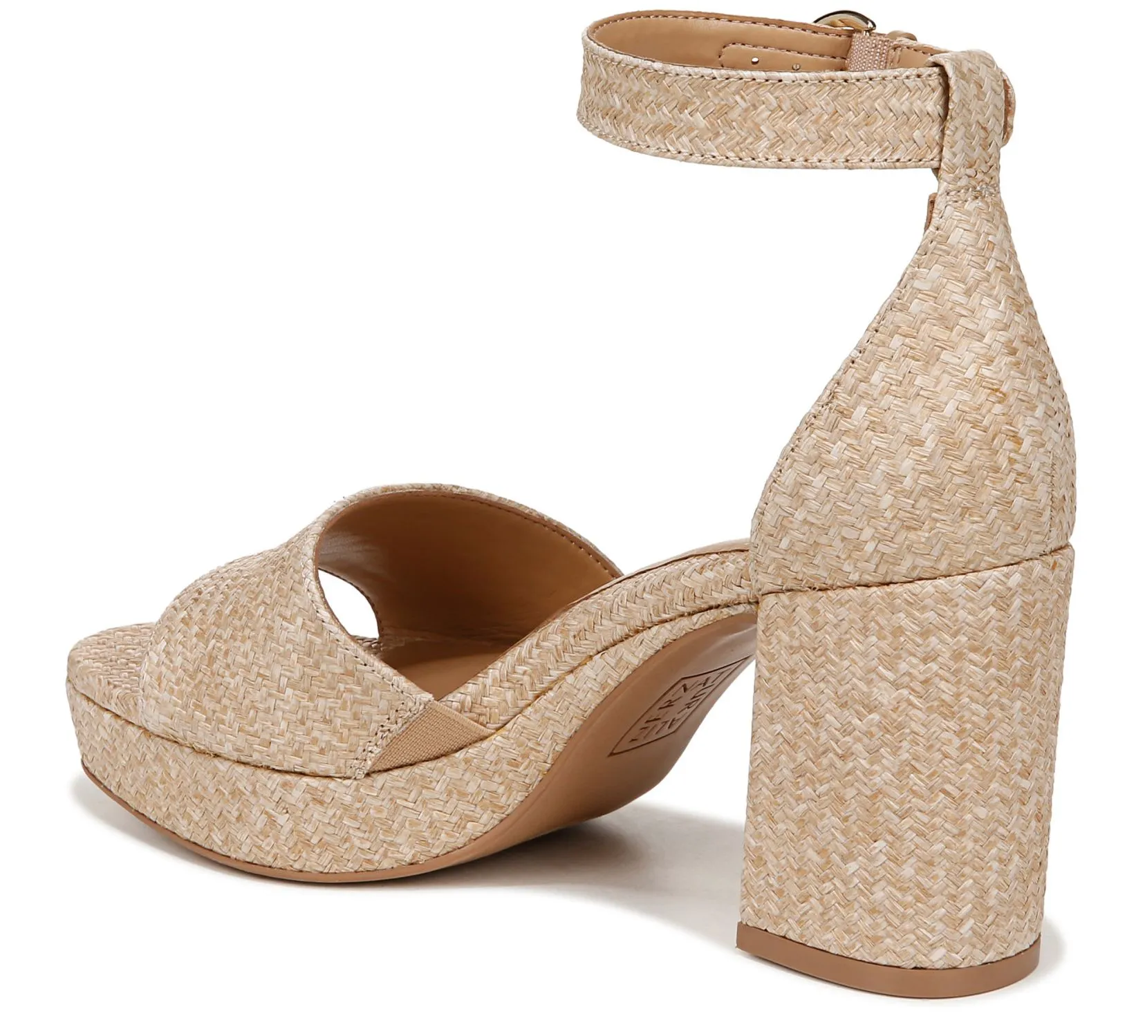 Naturalizer Woven Chunky Heeled Sandal - Pearlyn3