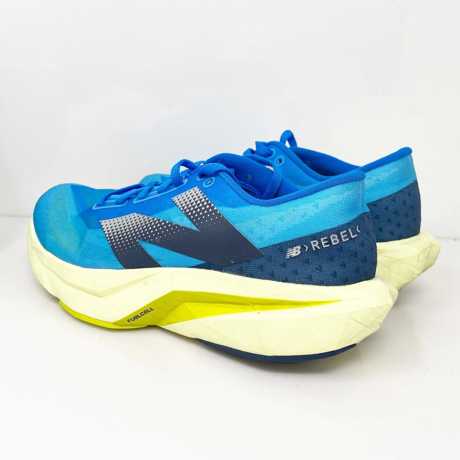 New Balance Mens FuelCell Rebel V4 WFCXLB4 Blue Running Shoes Sneakers Size 7 B