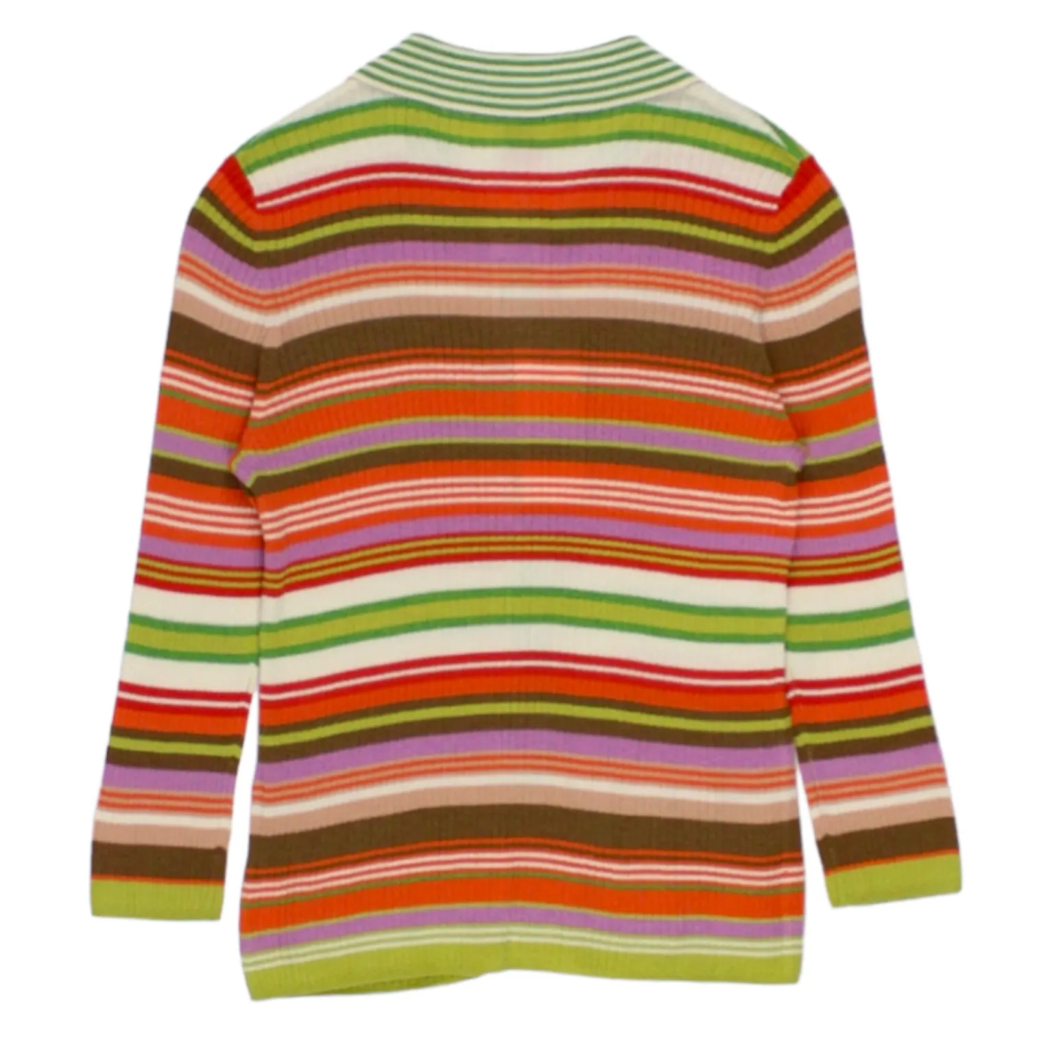 Orla Kiely Green/Multi Stripe Cardigan