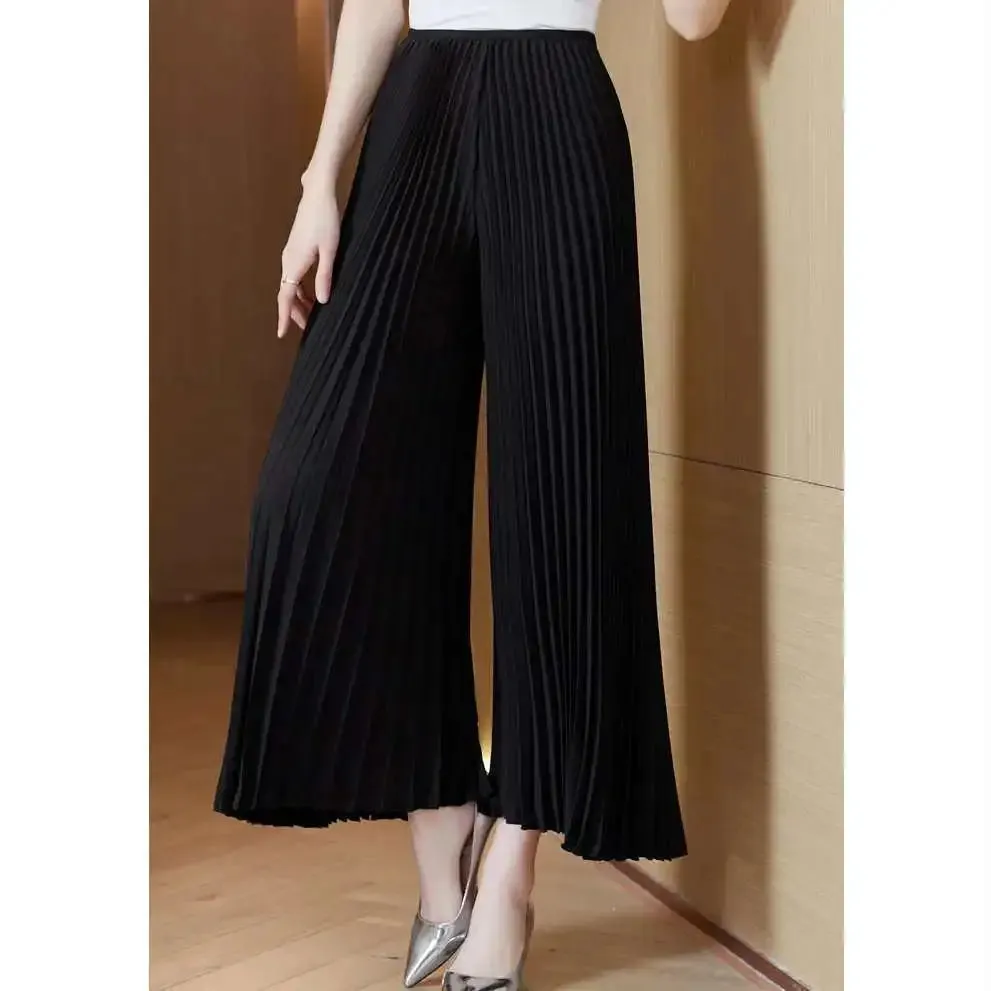 Oversized Pleated Pants Korean Streetwear Big Size High Waist